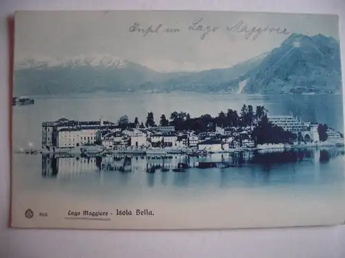 Alte AK Lago maggiore Isola Bella [aE452]