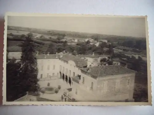 Alte AK Fotokarte Unbekannter Ort Gebäude Südeuropa  [aE456]