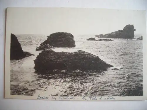 Alte AK Belle Ile en Mer Pointe des Poulains [aE465]