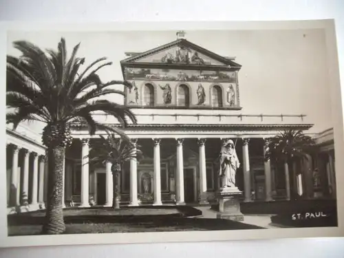 Alte AK Rom St. Paul vor den Mauern [aE490]