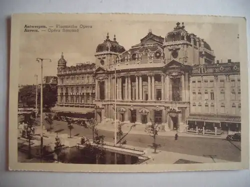 Alte AK Antwerpen Anvers Vlaamsche Opera [aE491]