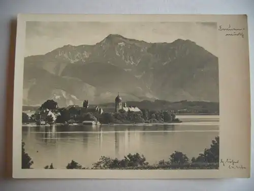 Alte AK Frauenwörth Chiemsee [aE497]