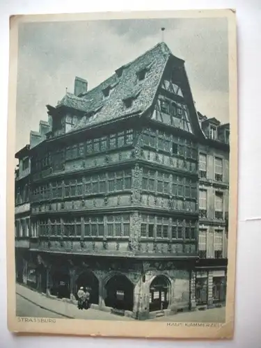 Alte AK Straßburg Haus Kammerzell [aE498]