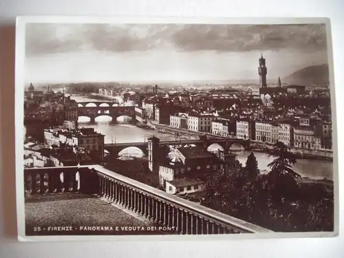 Alte AK Firenze Florenz Panorama [aE523]