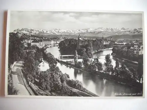 Alte AK Zürich Limmat und Sihl [aE524]
