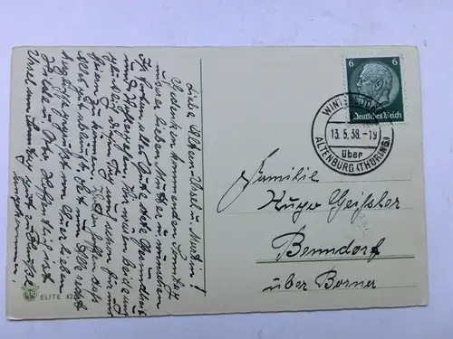 Alte AK Grußkarte Muttertag Margeriten 1938 [aX923]