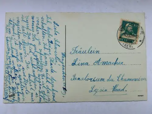 Alte AK Grußkarte Weihnacht Dorf Tannenzweige  1929 [aX943]
