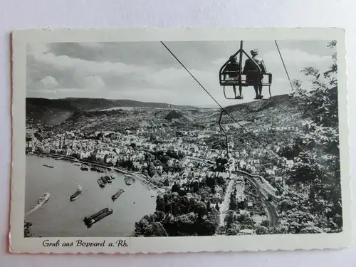 Alte AK Boppard Sessellift [aU287]