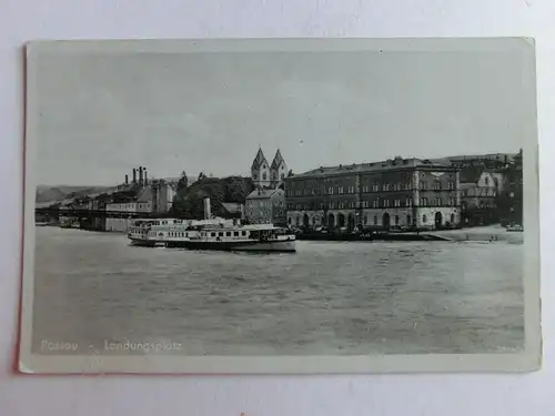 Alte AK Passau Landungsplatz um 1935 [aU297]