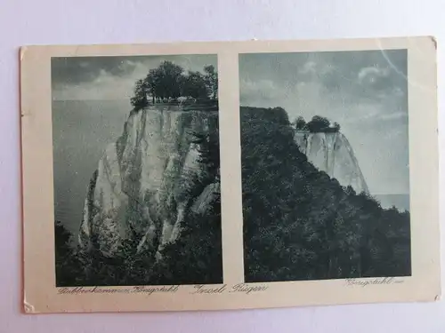 Alte AK Rügen Stubbenkammer Königstuhl 1927 [aU307]