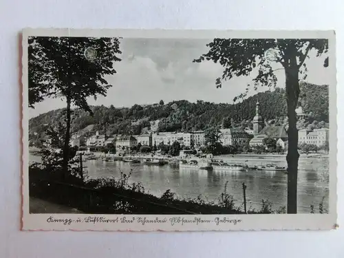 Alte AK Bad Schandau 1941 [aU309]