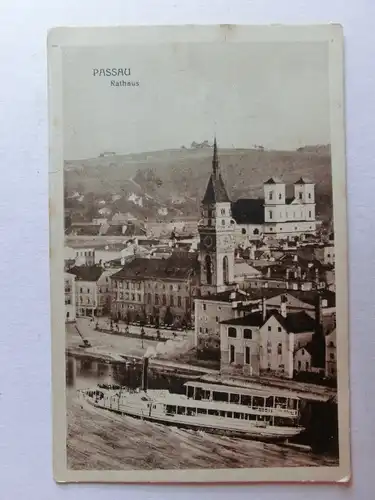 Alte AK Passau Rathaus [aU310]
