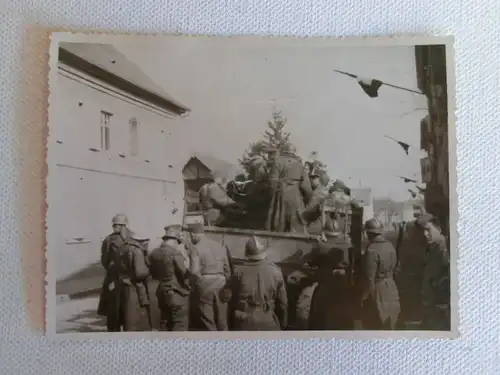 Alte AK Original Foto Soldaten 8,2 x 11,5 cm [aX889]