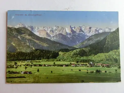 Alte AK Grassau Traunstein Kaisergebirge um 1930 [aU245]