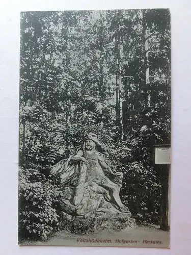 Alte AK Veitshöchheim Hofgarten Herkules um 1920 [aU288]