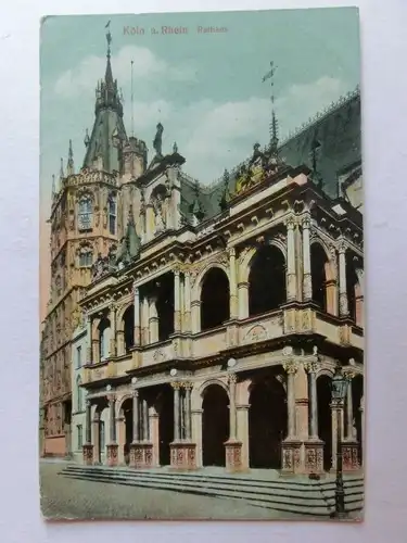 Alte AK Köln Rathaus um 1925 [aU253]