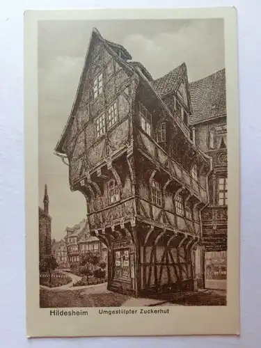 Alte AK Hildesheim Umgestülpter Zuckerhut um 1940 [aU258]