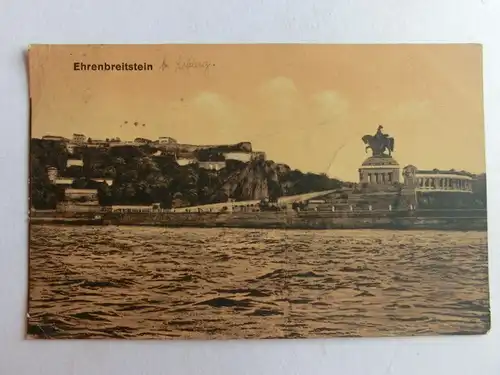 Alte AK Koblenz Ehrenbreitstein 1926 [aU260]