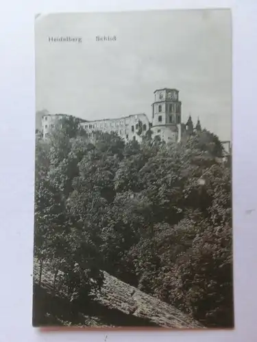 Alte AK Heidelberg Schloß 1914 [aN750]