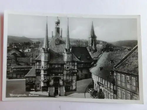 Alte AK Wernigerode Rathaus [aN764]