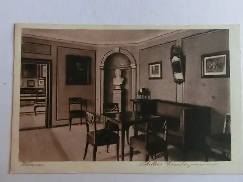 Alte AK Weimar Schillers Empfangszimmer [aN765]