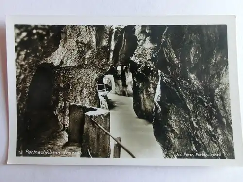 Alte AK Garmisch Partenkirchen Partnachklamm [A1487]