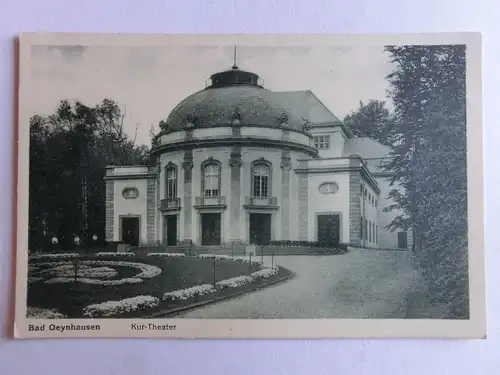 Alte AK Bad Oeynhausen Kur-Theater [A1490]
