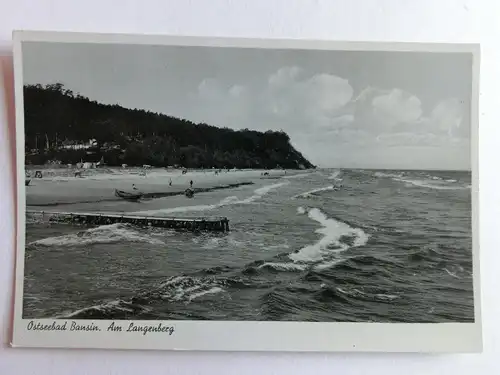 Alte AK Ostseebad Bansin Am Langenberg [A1496]