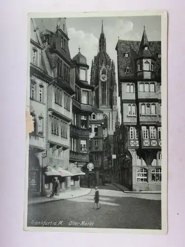 Alte AK Frankfurt Alter Markt [aO1303]