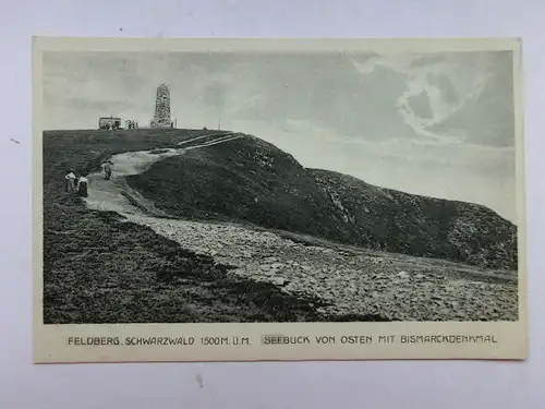 Alte AK Feldberg Schwarzwald Bismarckdenkmal [aO1307]