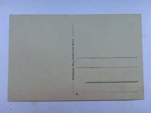 Alte AK Heidelberg Der gesprengte Turm [aO1312]