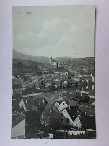 Alte AK Gernsbach um 1920 [aO1317]
