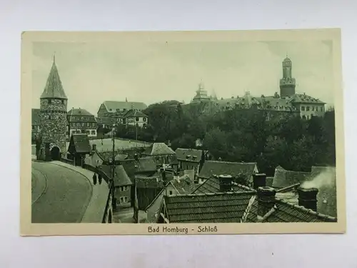 Alte AK Bad Homburg Schloß 1922 [aO1328]