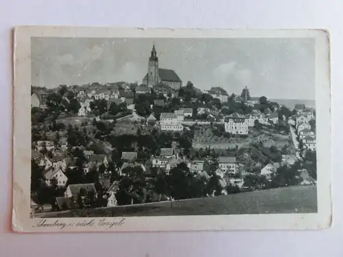 Alte AK Schneeberg Erzgebirge 1925 [aN717]