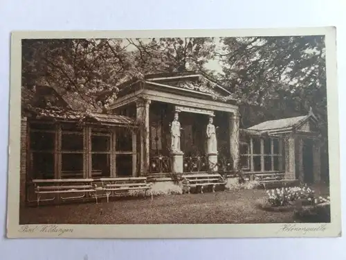 Alte AK Bad Wildungen Helenenquelle [aO1224]