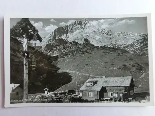 Alte AK Garmisch Partenkirchen Hochalm [aO1246]
