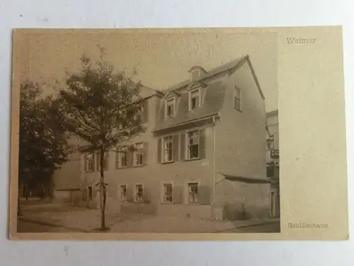 Alte AK Weimar Schillerhaus [aO1261]