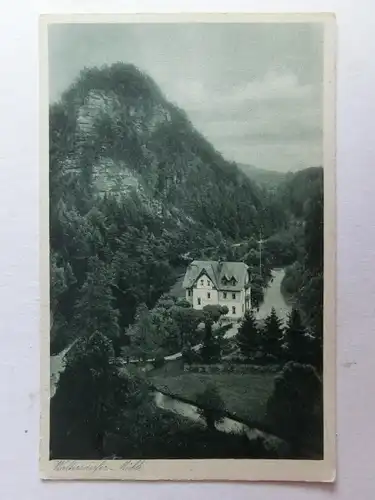 Alte AK Waltersdorfer Mühle Bad Schandau um 1940 [aO1291]