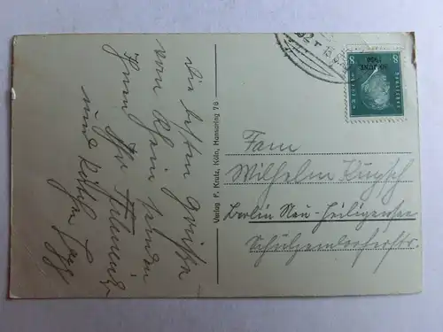 Alte AK Burg Katz St. Goarshausen [aO1164]