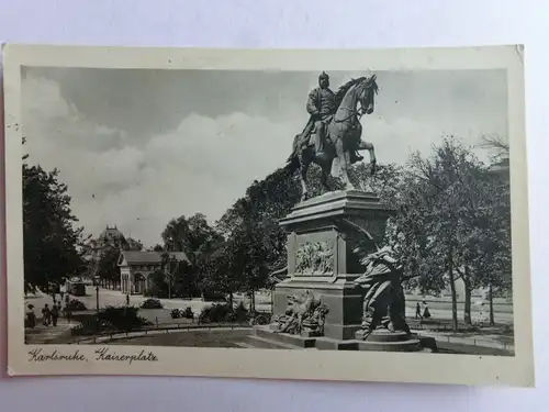 Alte AK Karlsruhe Kaiserplatz [aO1168]