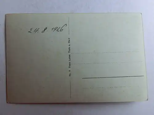 Alte AK Thale Teufelsbrücke am Bodekessel [aO1182]