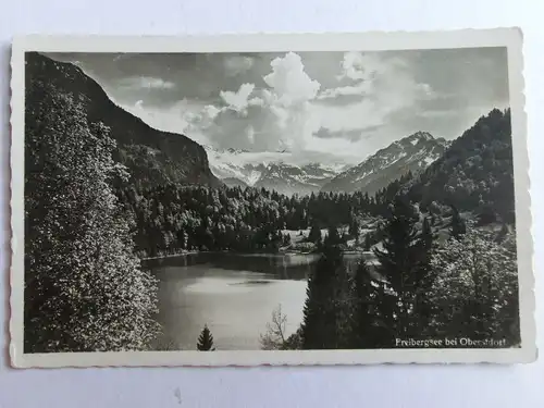 Alte AK Oberstdorf Freibergsee 1942 [aO1212]