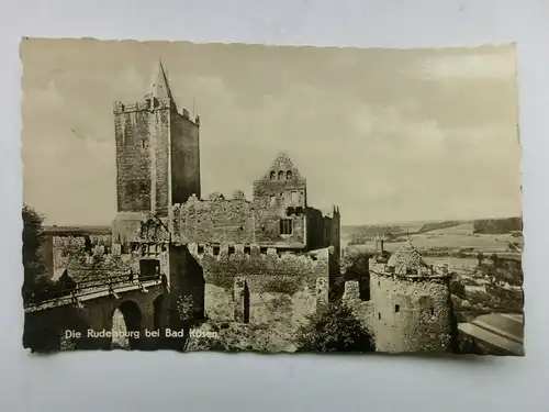 Alte AK Bad Kösen Rudelsburg [aX796]