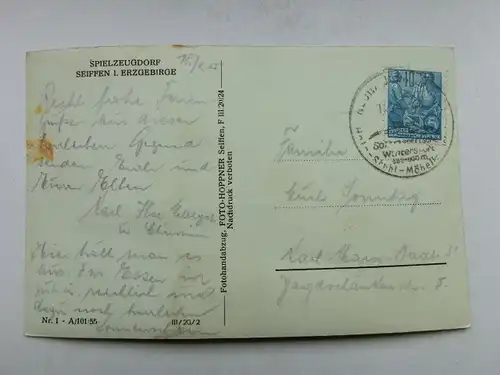 Alte AK Seiffen Erzgebirge  [aX804]