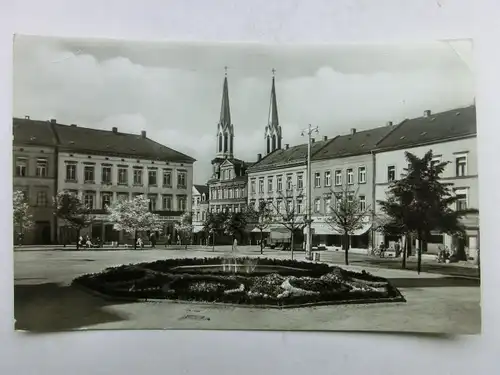 Alte AK Oelsnitz Ernst Thälmann Platz [aX805]