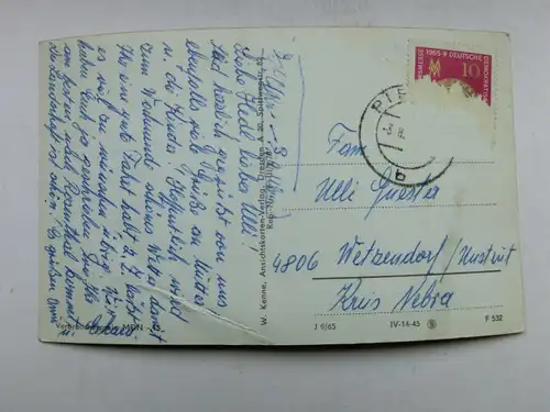 Alte AK Rosenthal Sächsische Schweiz [aX807]