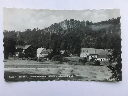 Alte AK Jonsdorf Nonnenfelsen [aX810]