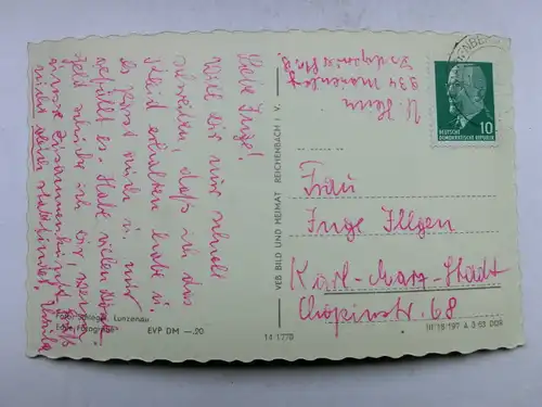Alte AK Marienberg Erzgebirge [aX811]