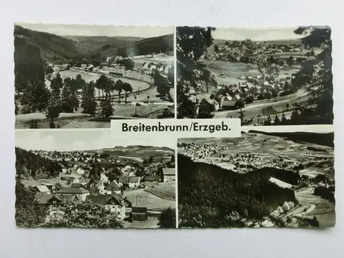 Alte AK Breitenbrunn Erzgebirge Mehrbildkarte [aX836]