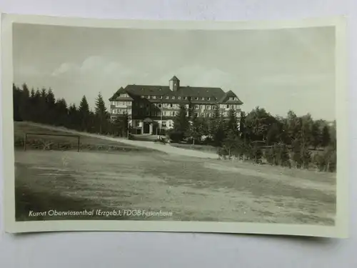Alte AK Oberwiesenthal FDGB Ferienheim [aX838]